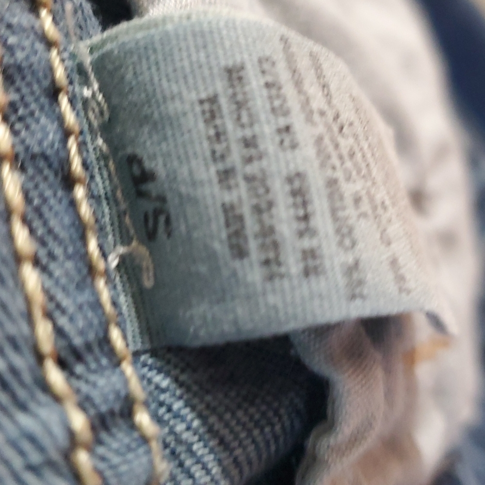 American Eagle Perfect Fitted Dark Denim Jacket - Picture 3 of 7